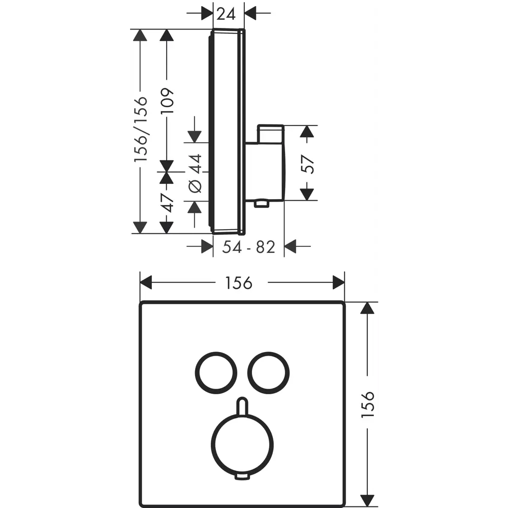 Фото 3 Смеситель для душа HANSGROHE 15738600