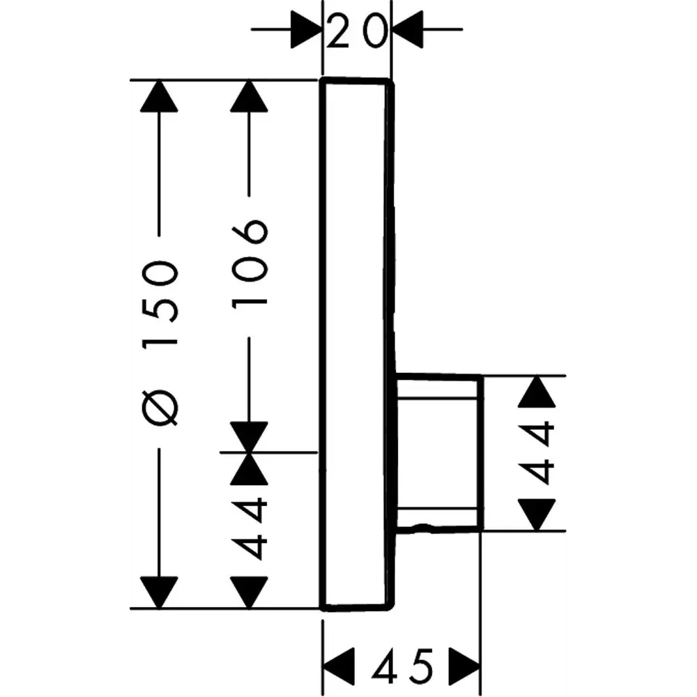Фото 4 Смеситель для ванны Hansgrohe 15748000 Фото 4 Смеситель для ванны Hansgrohe 15748000