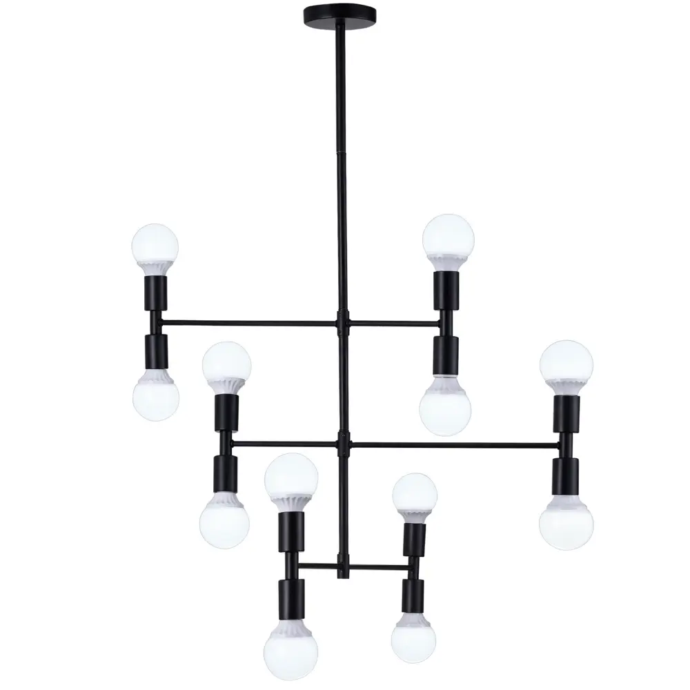 Фото Люстра Natali Kovaltseva 12 x E27 x 40W LOFT LUX 75129/12C BLACK Фото Люстра Natali Kovaltseva 12 x E27 x 40W LOFT LUX 75129/12C BLACK