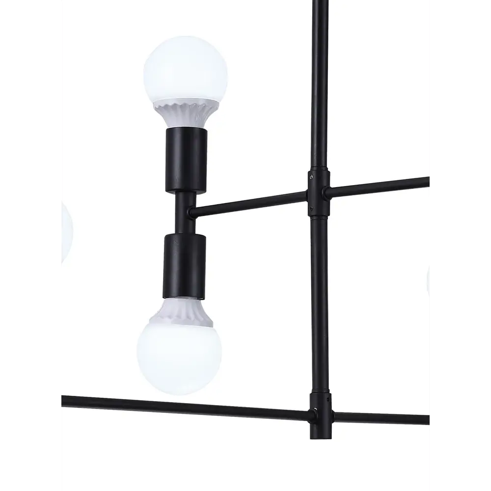 Фото 2 Люстра Natali Kovaltseva 8 x E27 x 40W LOFT LUX 75129/8C BLACK Фото 2 Люстра Natali Kovaltseva 8 x E27 x 40W LOFT LUX 75129/8C BLACK