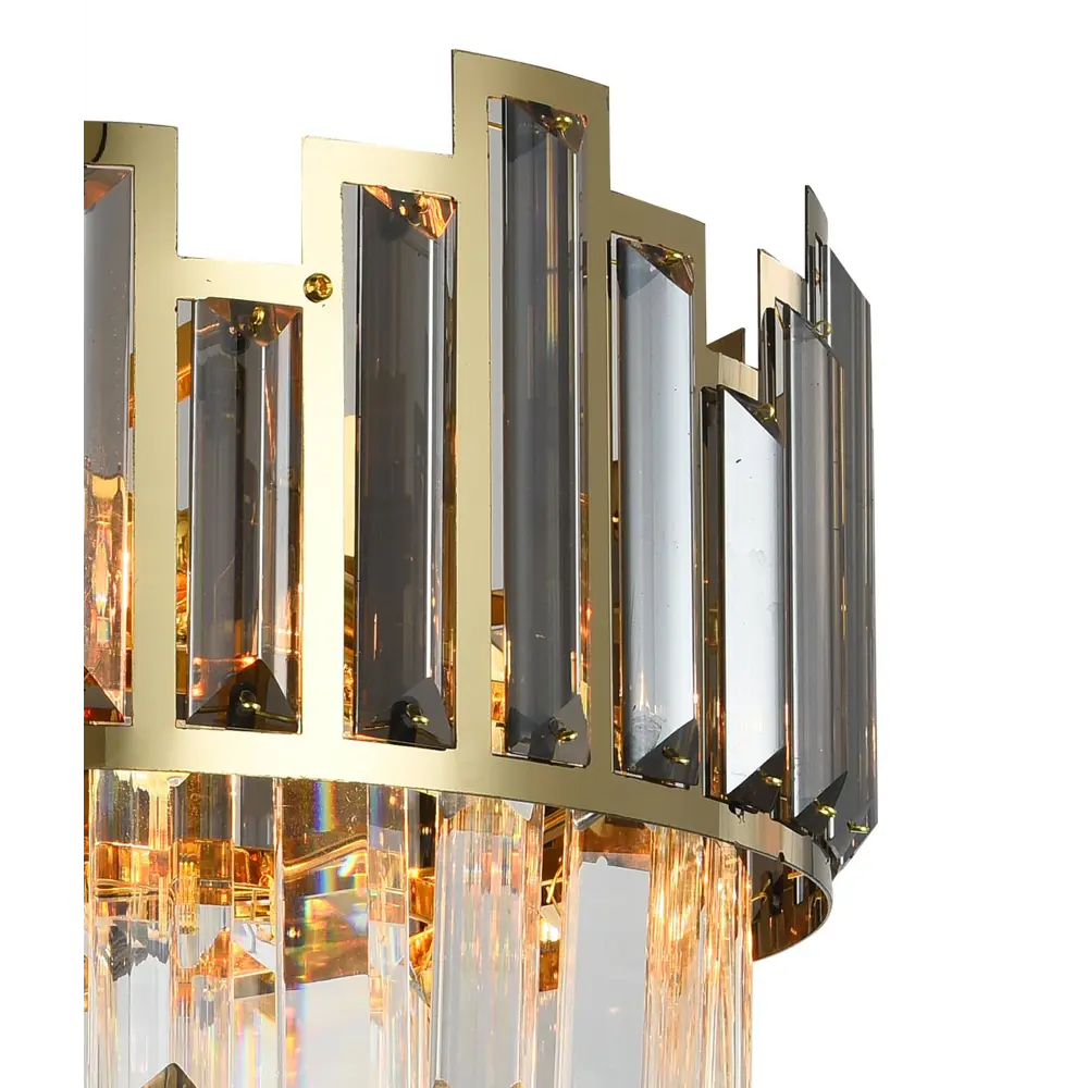 Фото Люстра хрустальная Natali KovaltsEva 5 x E14 x 40W Imperium 76018-5C Gold Plated Фото Люстра хрустальная Natali KovaltsEva 5 x E14 x 40W Imperium 76018-5C Gold Plated