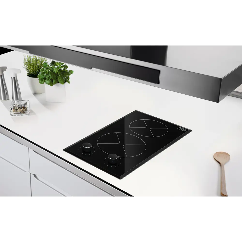 Фото 8 Стеклокерамическая варочная панель Ricci DTL-D23001B 28.80 см 2 конфорки цвет черный Фото 8 Стеклокерамическая варочная панель Ricci DTL-D23001B 28.80 см 2 конфорки цвет черный