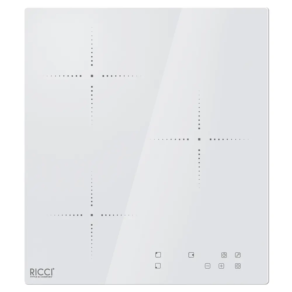 Фото 6 Электрическая варочная панель Ricci DCL-B35401W 45 см 3 конфорки цвет черный Фото 6 Электрическая варочная панель Ricci DCL-B35401W 45 см 3 конфорки цвет черный