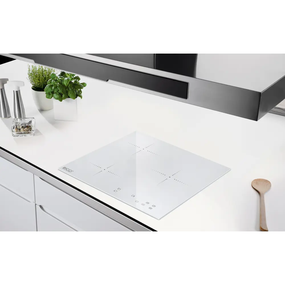 Фото 8 Электрическая варочная панель Ricci DCL-B35401W 45 см 3 конфорки цвет черный Фото 8 Электрическая варочная панель Ricci DCL-B35401W 45 см 3 конфорки цвет черный