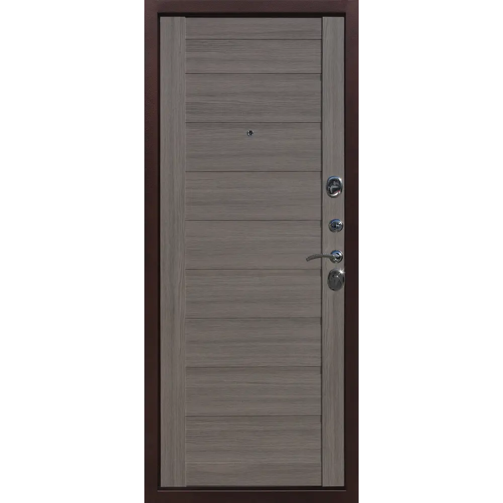 Фото 2 Дверь входная металлическая Ницца, 860 мм, правая, цвет грей царга