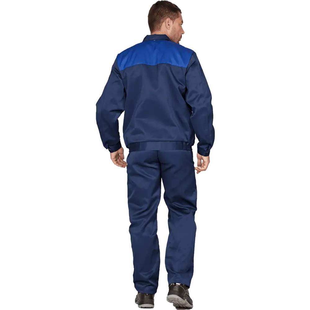 Фото 2 Костюм рабочий Мастер цвет темно-синий/василек размер 88-92 рост 170-176 см Фото 2 Костюм рабочий Мастер цвет темно-синий/василек размер 88-92 рост 170-176 см