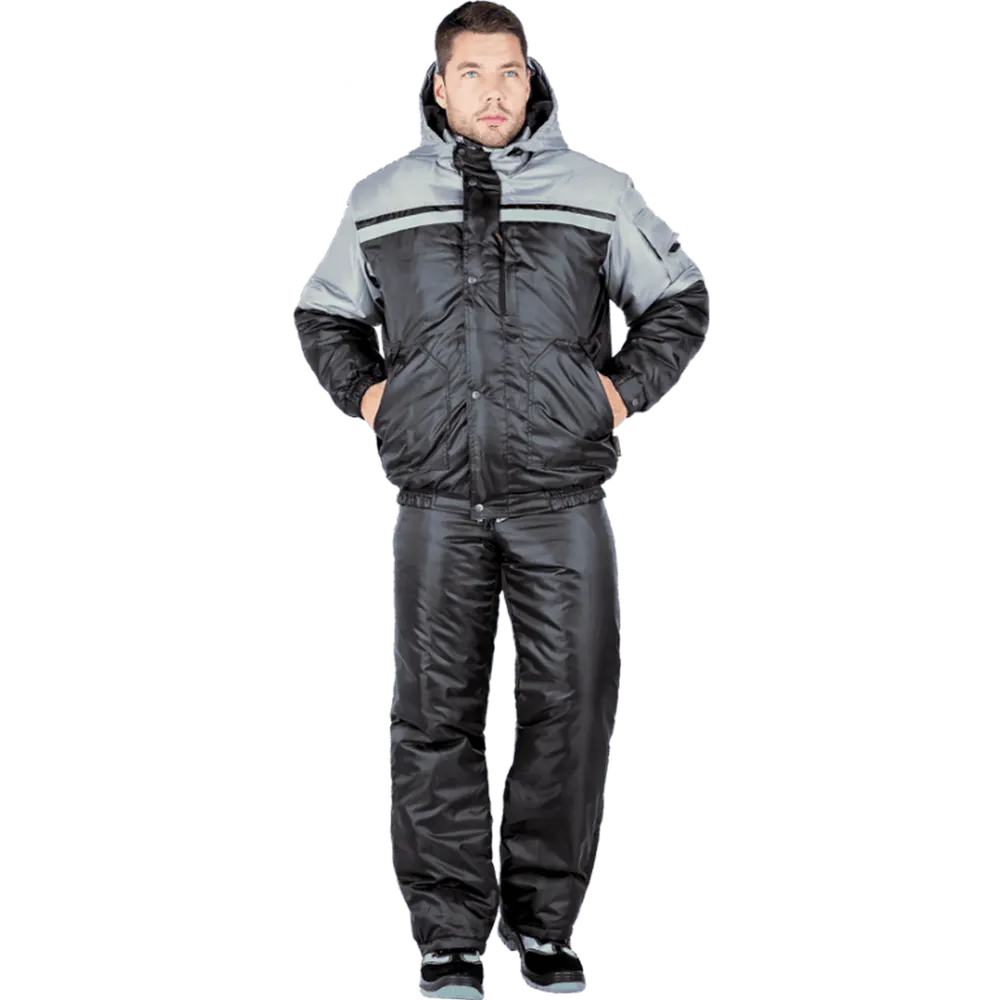 Фото Костюм СТИМУЛ утеплённый чёрный-серый (разм. 88-92 рост 170-176) Фото Костюм СТИМУЛ утеплённый чёрный-серый (разм. 88-92 рост 170-176)