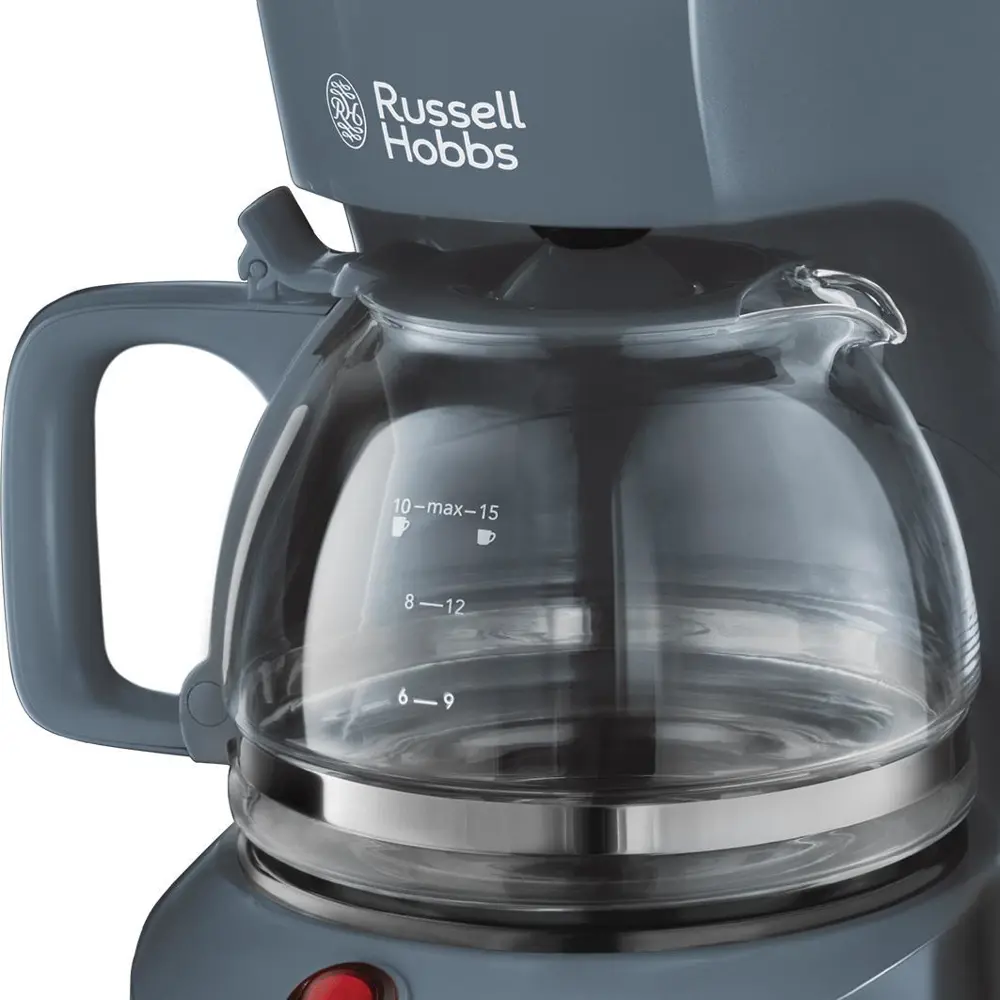 Фото Кофеварка капельная Russell Hobbs Textures 22613-56, серая Фото Кофеварка капельная Russell Hobbs Textures 22613-56, серая