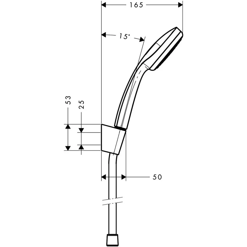 Фото 2 Душевой гарнитур Hansgrohe Croma 27575000 Фото 2 Душевой гарнитур Hansgrohe Croma 27575000