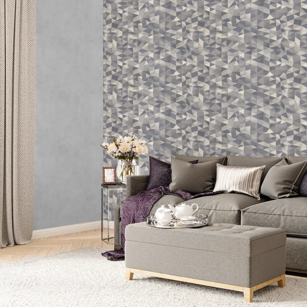Фото 4 Обои флизелиновые Palitra Home Illusion серые 1.06 м HC71757-42 Фото 4 Обои флизелиновые Palitra Home Illusion серые 1.06 м HC71757-42
