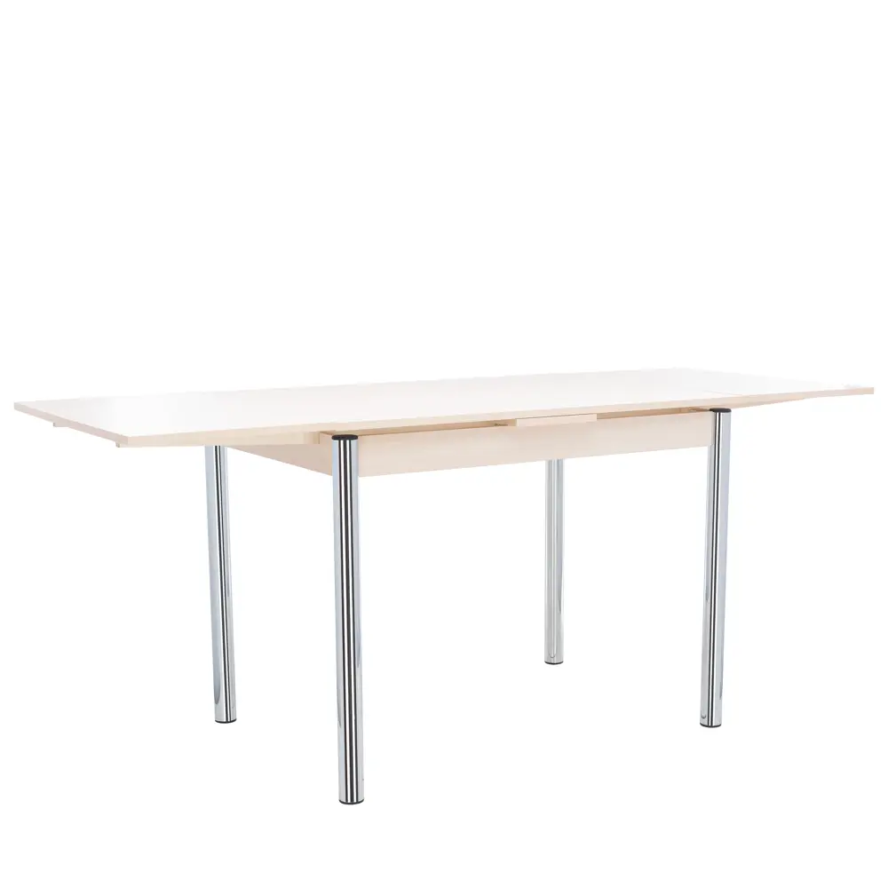 Фото Стол раздвижной Leset Марсель 2Р металл хром дуб