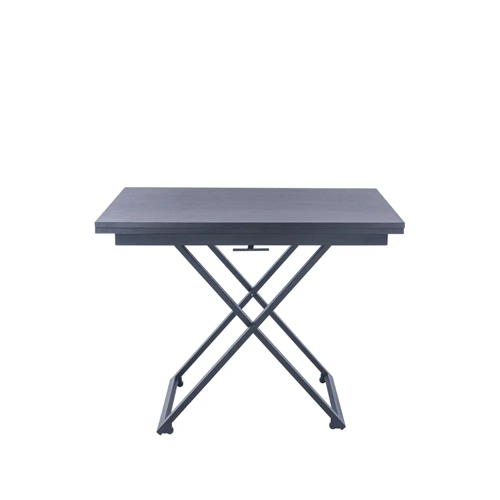 Фото Стол-трансформер Leset Манхэттен металл черный муар венге Фото Стол-трансформер Leset Манхэттен металл черный муар венге