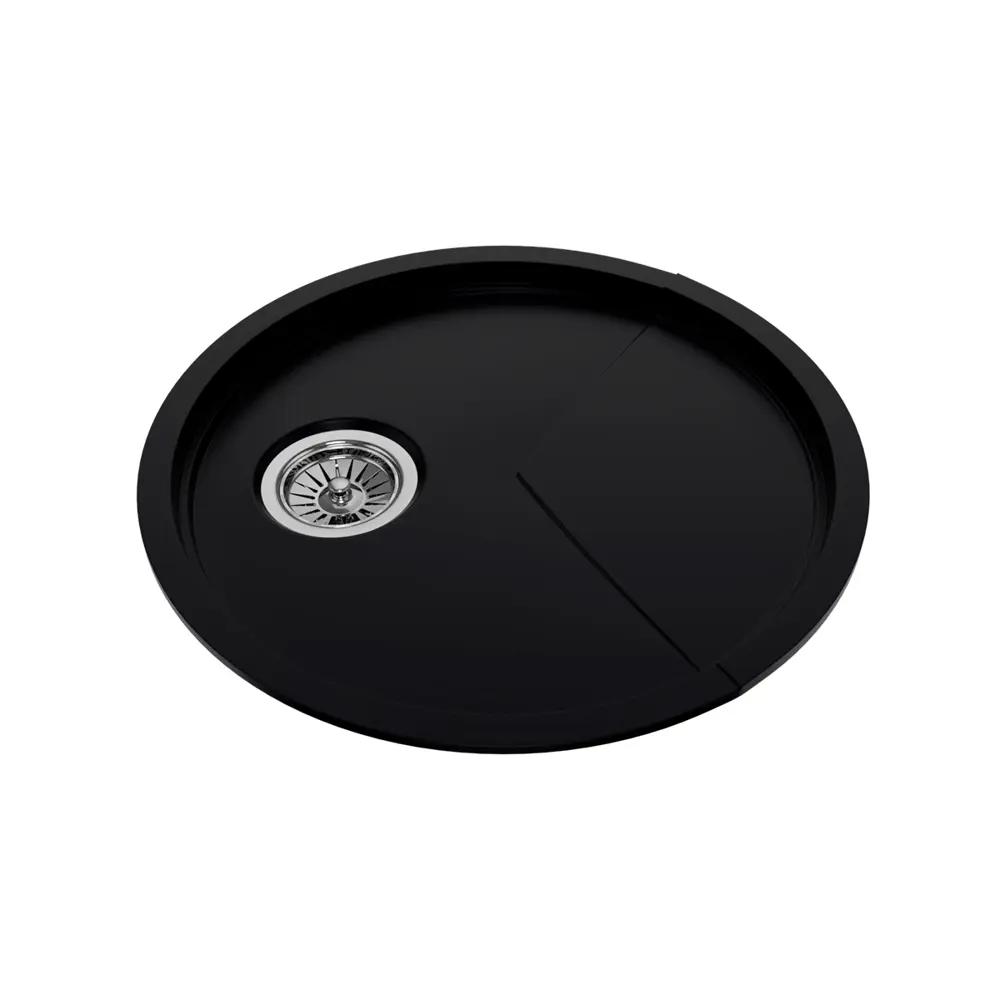 Фото Кухонная мойка KitKraken Spring Black C-510.9004 51x51. Матовый Черный Кварц Фото Кухонная мойка KitKraken Spring Black C-510.9004 51x51. Матовый Черный Кварц