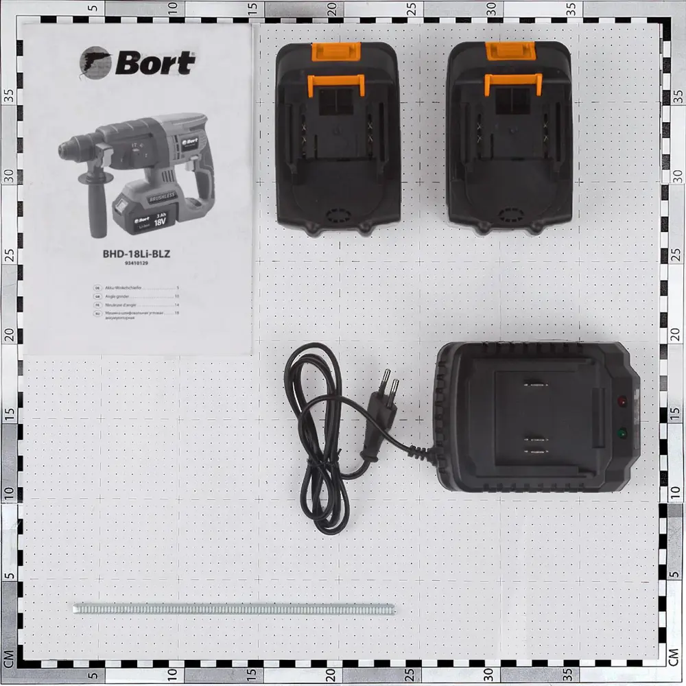 Фото 8 Перфоратор аккумуляторный бесщеточный SDS-plus Bort BHD-18LI-BLZ 93410129, 18 В Li-Ion 2x3 Ач, 2.2 Дж Фото 8 Перфоратор аккумуляторный бесщеточный SDS-plus Bort BHD-18LI-BLZ 93410129, 18 В Li-Ion 2x3 Ач, 2.2 Дж