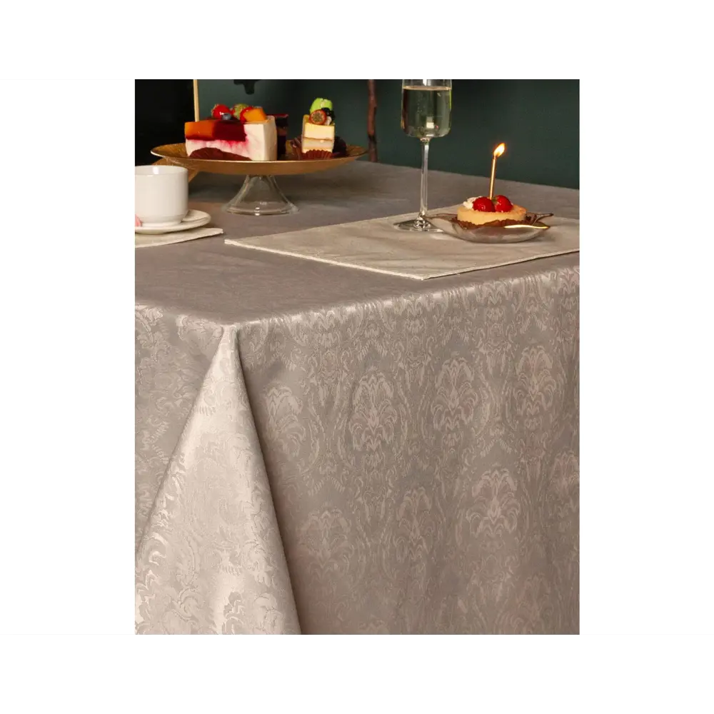 Фото 2 Скатерть Sofi de Marko Эллиада серая 140x180 см Фото 2 Скатерть Sofi de Marko Эллиада серая 140x180 см