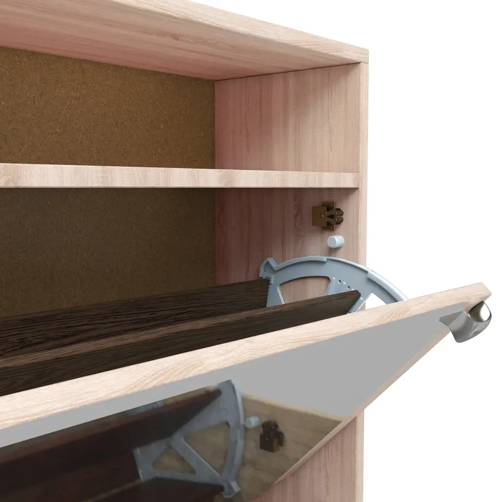 Фото 5 Шкаф для обуви Leset 7778-7883. 60.40x159.60x22.50 см 4 полки ЛДСП цвет дуб сонома Фото 5 Шкаф для обуви Leset 7778-7883. 60.40x159.60x22.50 см 4 полки ЛДСП цвет дуб сонома