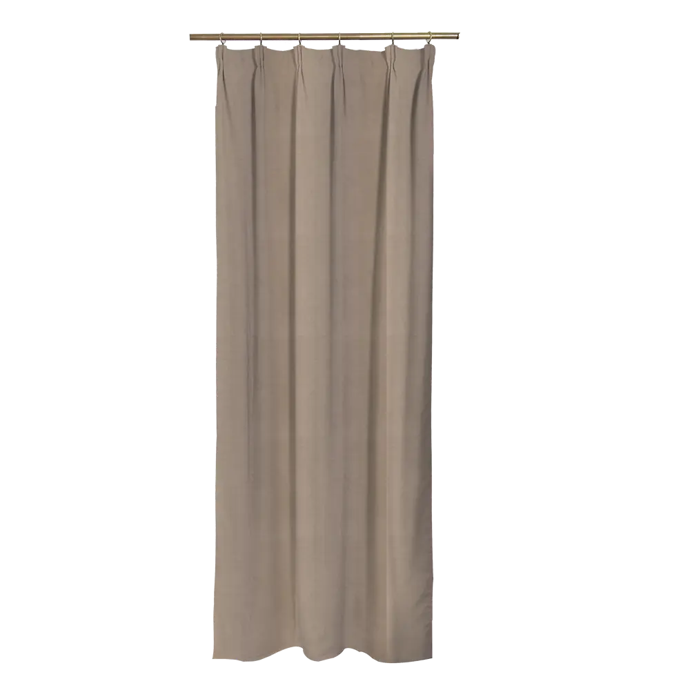 Фото Штора на ленте Rosari 160x280 см цвет бежевый