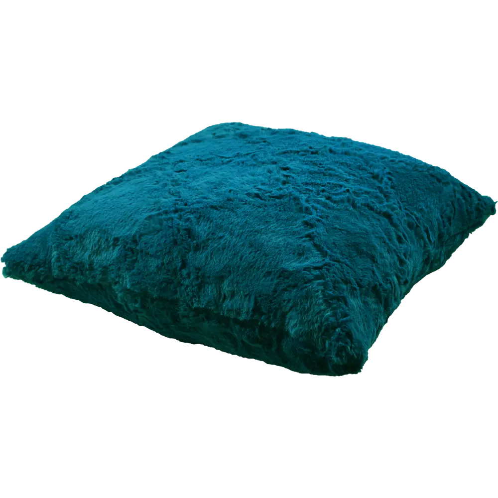 Фото 2 Подушка мех 45x45 см цвет бирюзовый