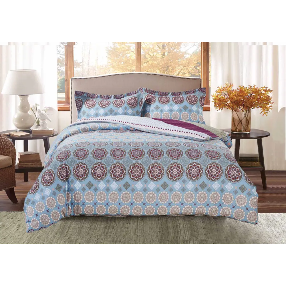 Фото Комплект постельного белья Paisley "Северное сияние" евро, сатин Фото Комплект постельного белья Paisley "Северное сияние" евро, сатин