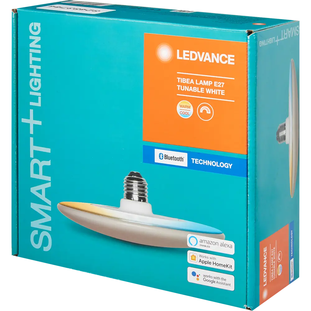 Фото 3 Лампа умная светодиодная Ledvance Smart Plus E27 220-240 В 22 Вт диск матовая 2000 лм, изменение оттенков белого, для диммера Фото 3 Лампа умная светодиодная Ledvance Smart Plus E27 220-240 В 22 Вт диск матовая 2000 лм, изменение оттенков белого, для диммера