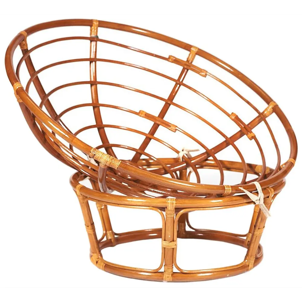 Фото 2 Кресло Vinotti Papasan цвет коньяк желтая подушка Фото 2 Кресло Vinotti Papasan цвет коньяк желтая подушка