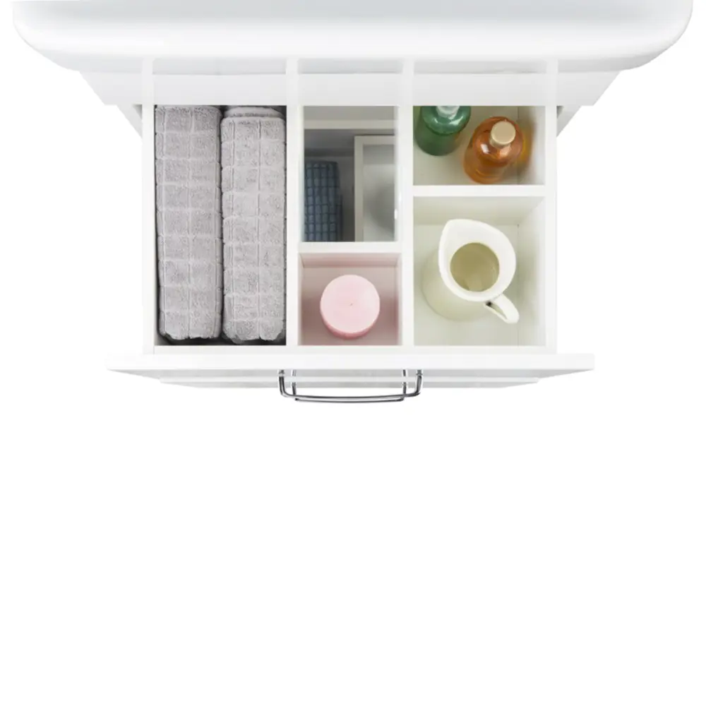 Фото 10 Тумба под раковину напольная Iddis New Custo 50 см цвет белый Фото 10 Тумба под раковину напольная Iddis New Custo 50 см цвет белый