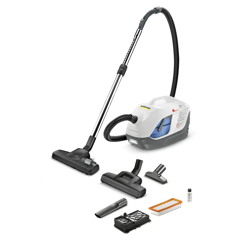 Фото 4 Пылесос Karcher DS 6 Premium Mediclean, 700 Вт, 2 л Фото 4 Пылесос Karcher DS 6 Premium Mediclean, 700 Вт, 2 л