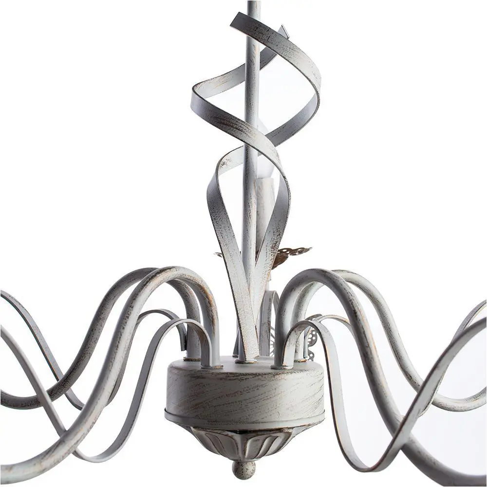 Фото 2 Люстра подвесная Arte Lamp 27 A6114LM-5WG, 5 ламп, цвет белый Фото 2 Люстра подвесная Arte Lamp 27 A6114LM-5WG, 5 ламп, цвет белый