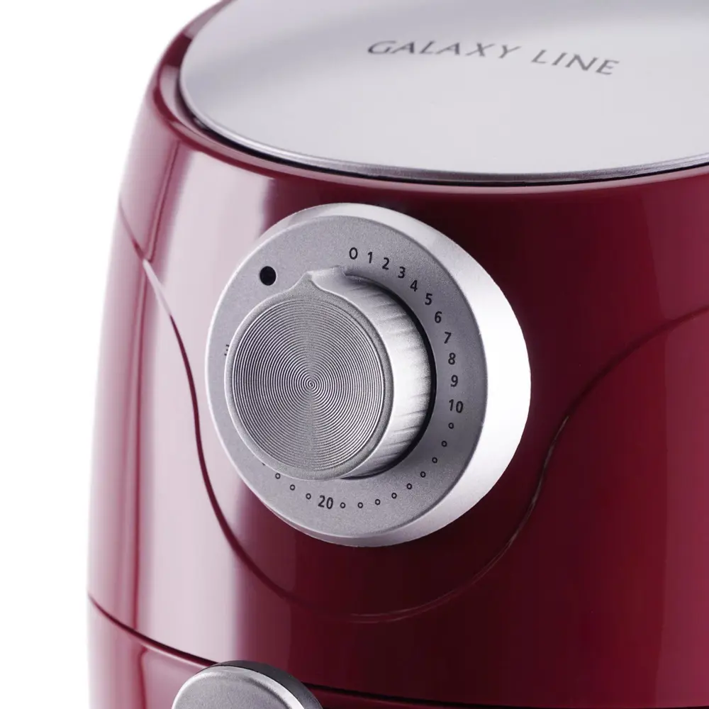 Фото 3 Аэрогриль Galaxy Line GL2522 1.5 л цвет бордовый Фото 3 Аэрогриль Galaxy Line GL2522 1.5 л цвет бордовый