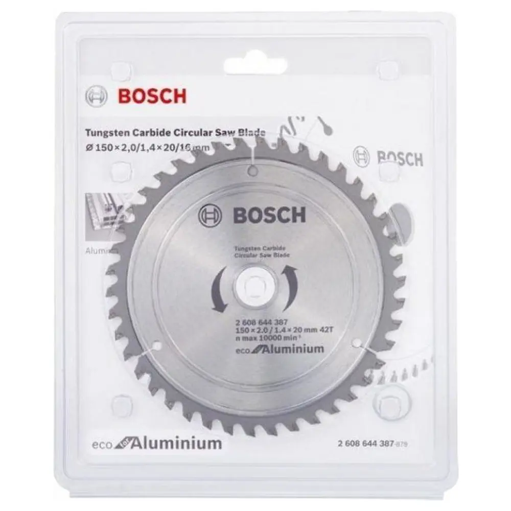 Фото Диск пильный по цветным металлам Bosch 2608644387 42Т 150x20 мм Фото Диск пильный по цветным металлам Bosch 2608644387 42Т 150x20 мм