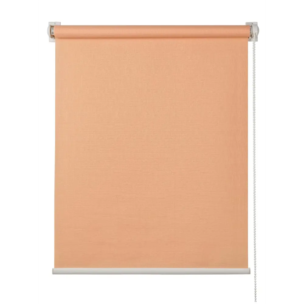 Фото Рулонная штора Праймдекор 170x62 см цвет абрикосовый Фото Рулонная штора Праймдекор 170x62 см цвет абрикосовый