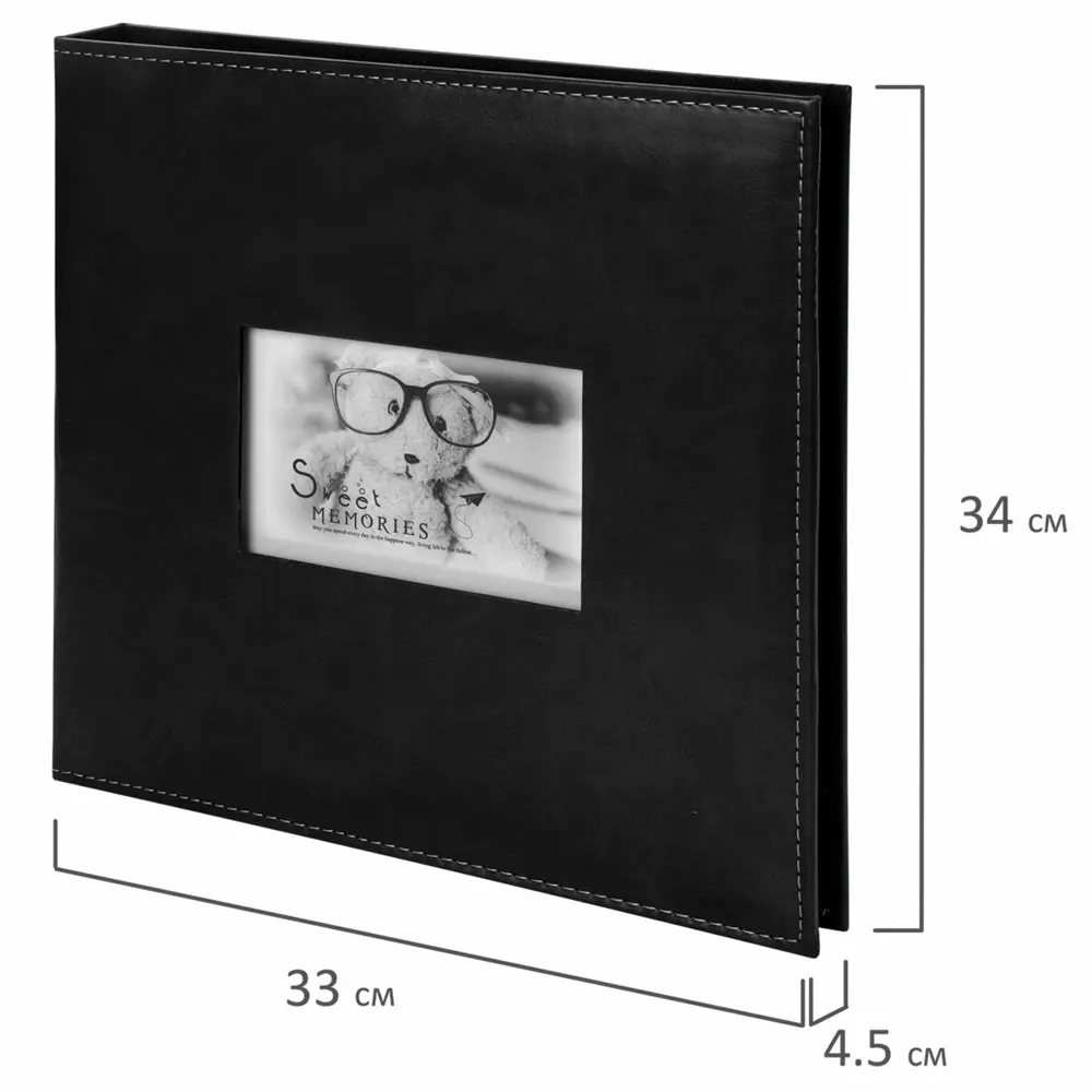 Фото 2 Фотоальбом Brauberg "Premium Black" 20 магнитных листов 30x32 см, черный, 391186 Фото 2 Фотоальбом Brauberg "Premium Black" 20 магнитных листов 30x32 см, черный, 391186