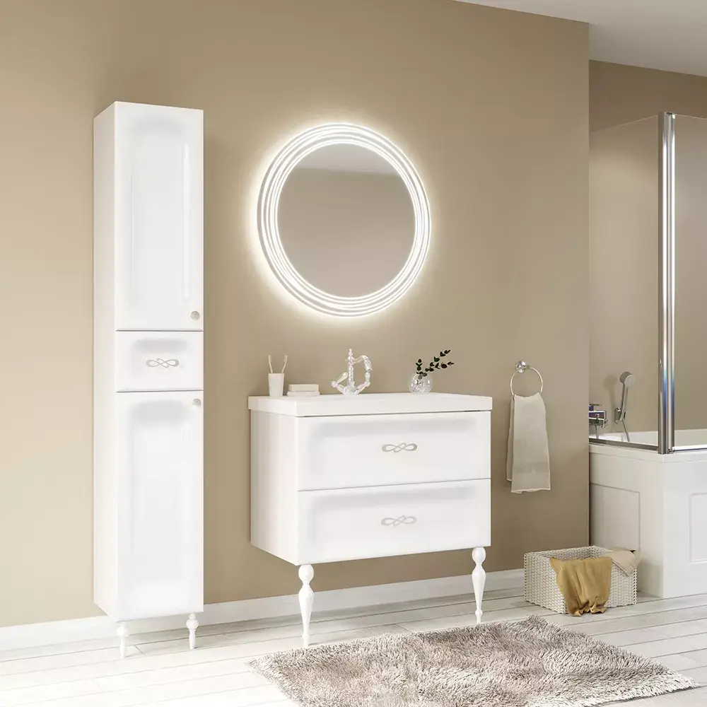 Фото Зеркало с подсветкой Marka One Belle Light 75 см Фото Зеркало с подсветкой Marka One Belle Light 75 см