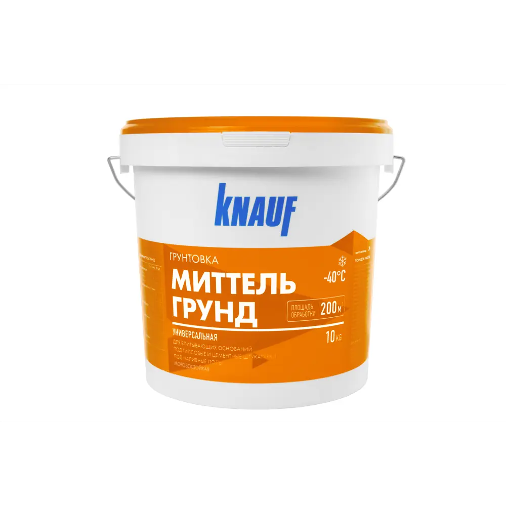 Фото Грунт под штукатурку Knauf Миттельгрунд F 10 кг Фото Грунт под штукатурку Knauf Миттельгрунд F 10 кг
