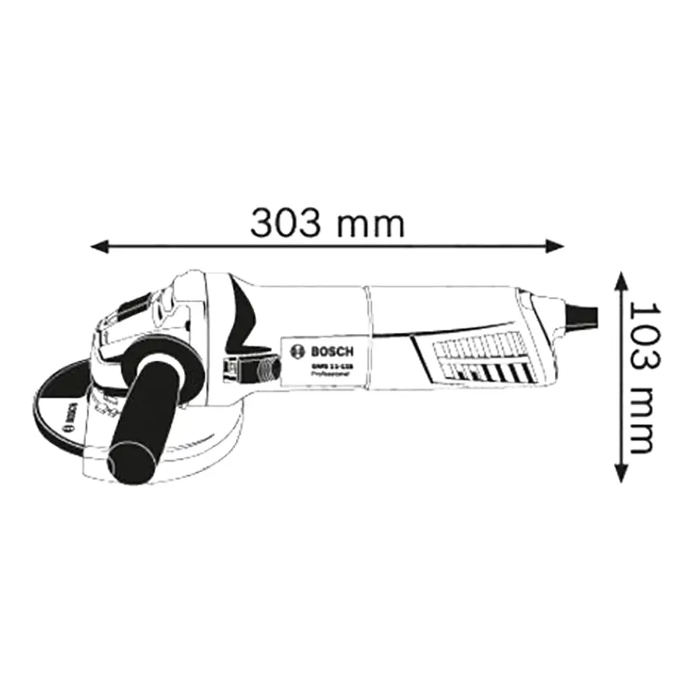 Фото 5 УШМ (болгарка) Bosch Professional GWS11-125, 1100 Вт 125 мм Фото 5 УШМ (болгарка) Bosch Professional GWS11-125, 1100 Вт 125 мм