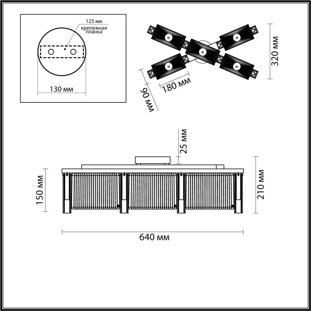 Фото 4 Люстра потолочная ODEON LIGHT 4877_5C, 5 ламп, 14 м², цвет золотой Фото 4 Люстра потолочная ODEON LIGHT 4877_5C, 5 ламп, 14 м², цвет золотой