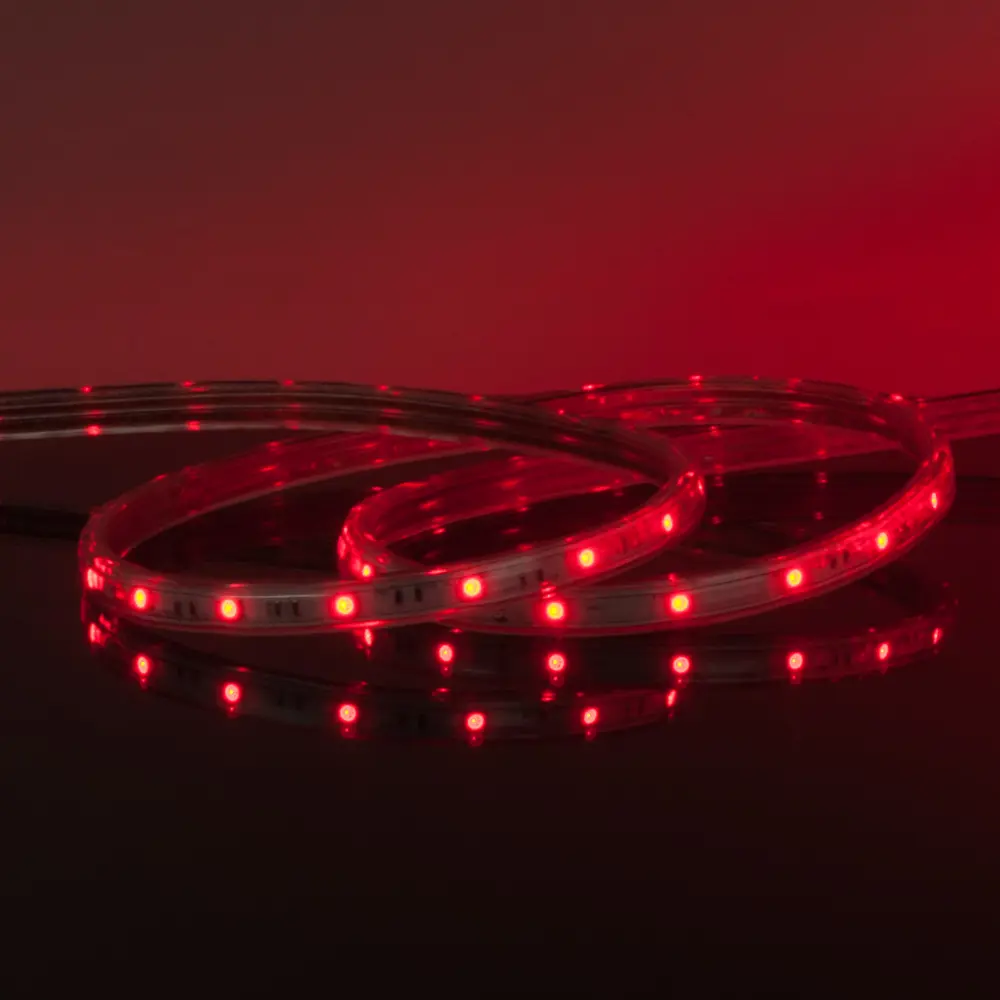 Фото 3 Комплект светодиодной ленты Elektrostandard a047023 60 диод/4.4 Вт/м 230 В 10 мм IP65 10 м красный свет Фото 3 Комплект светодиодной ленты Elektrostandard a047023 60 диод/4.4 Вт/м 230 В 10 мм IP65 10 м красный свет