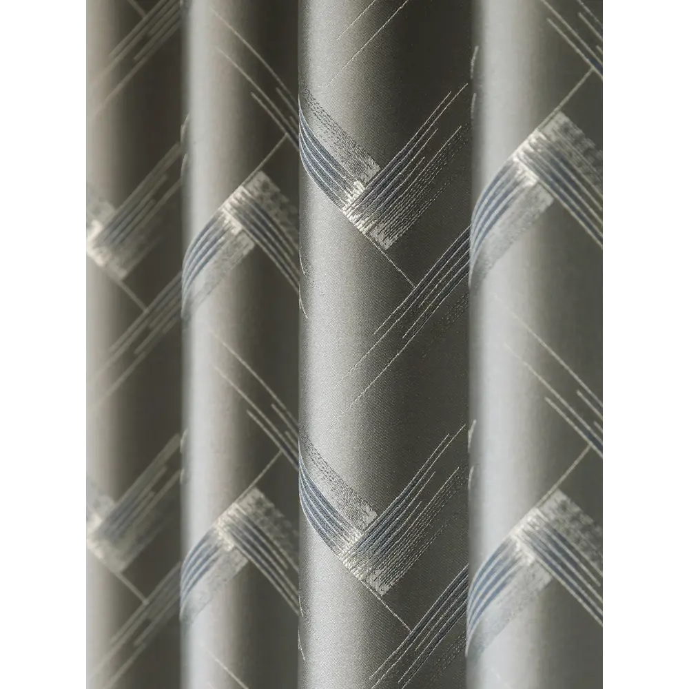 Фото 2 Штора на ленте Гарда 160x260 см цвет серо-голубой Фото 2 Штора на ленте Гарда 160x260 см цвет серо-голубой