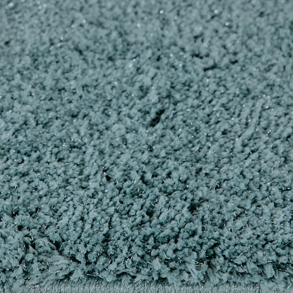 Фото 3 Коврик Shimmer Teal 80x120 см полиэстер/латекс цвет бирюзовый