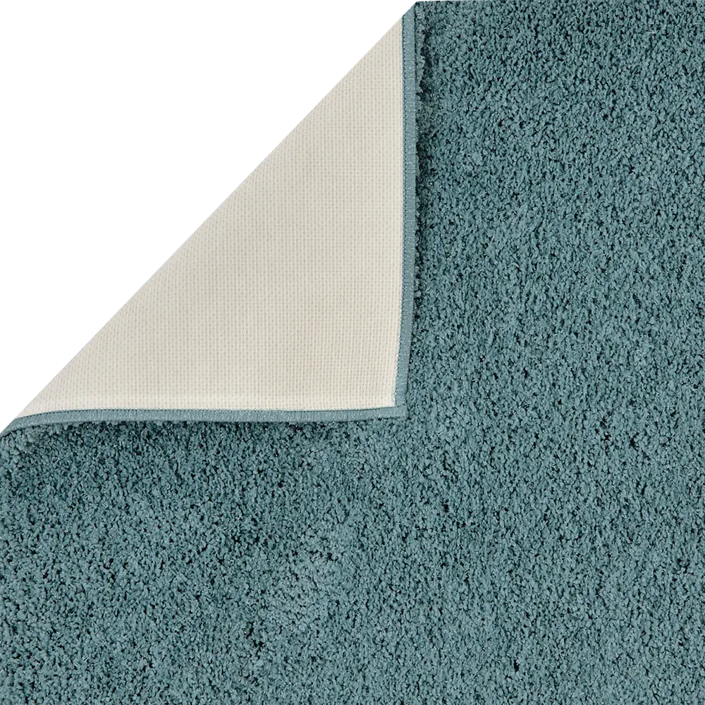 Фото 4 Коврик Shimmer Teal 80x120 см полиэстер/латекс цвет бирюзовый Фото 4 Коврик Shimmer Teal 80x120 см полиэстер/латекс цвет бирюзовый