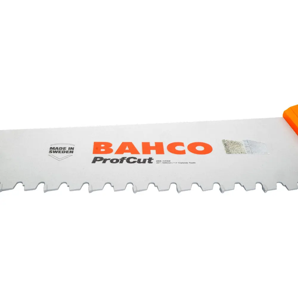 Фото 4 Ножовка для ячеистого бетона и блоков Bahco ProfCut двухкомпонентная рукоятка 995 г Фото 4 Ножовка для ячеистого бетона и блоков Bahco ProfCut двухкомпонентная рукоятка 995 г