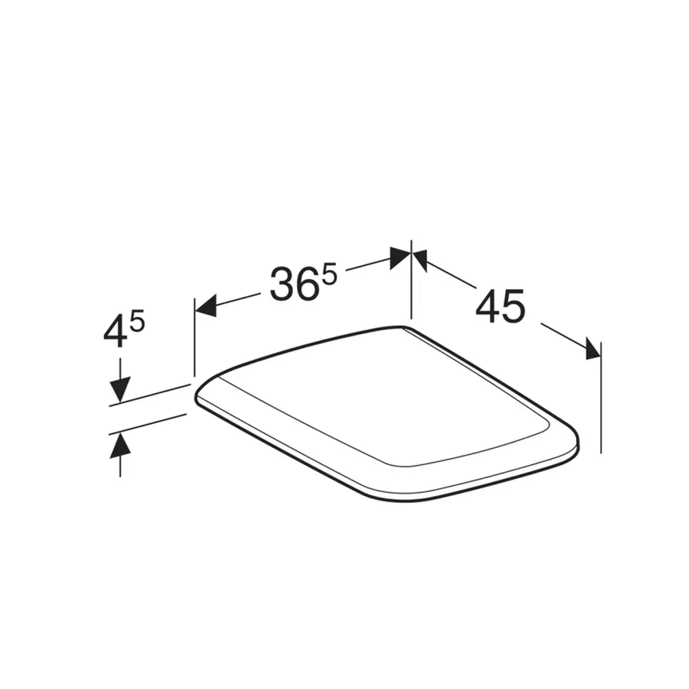 Фото 2 Сиденье для унитаза Geberit iCon Square 500.837.01.1 с микролифтом, цвет белый Фото 2 Сиденье для унитаза Geberit iCon Square 500.837.01.1 с микролифтом, цвет белый