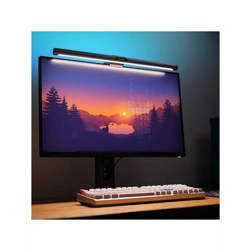 Фото 4 Лампа для монитора Xiaomi Yeelight Smart LED Screen Light Bar, цвет серый, холодный белый свет Фото 4 Лампа для монитора Xiaomi Yeelight Smart LED Screen Light Bar, цвет серый, холодный белый свет