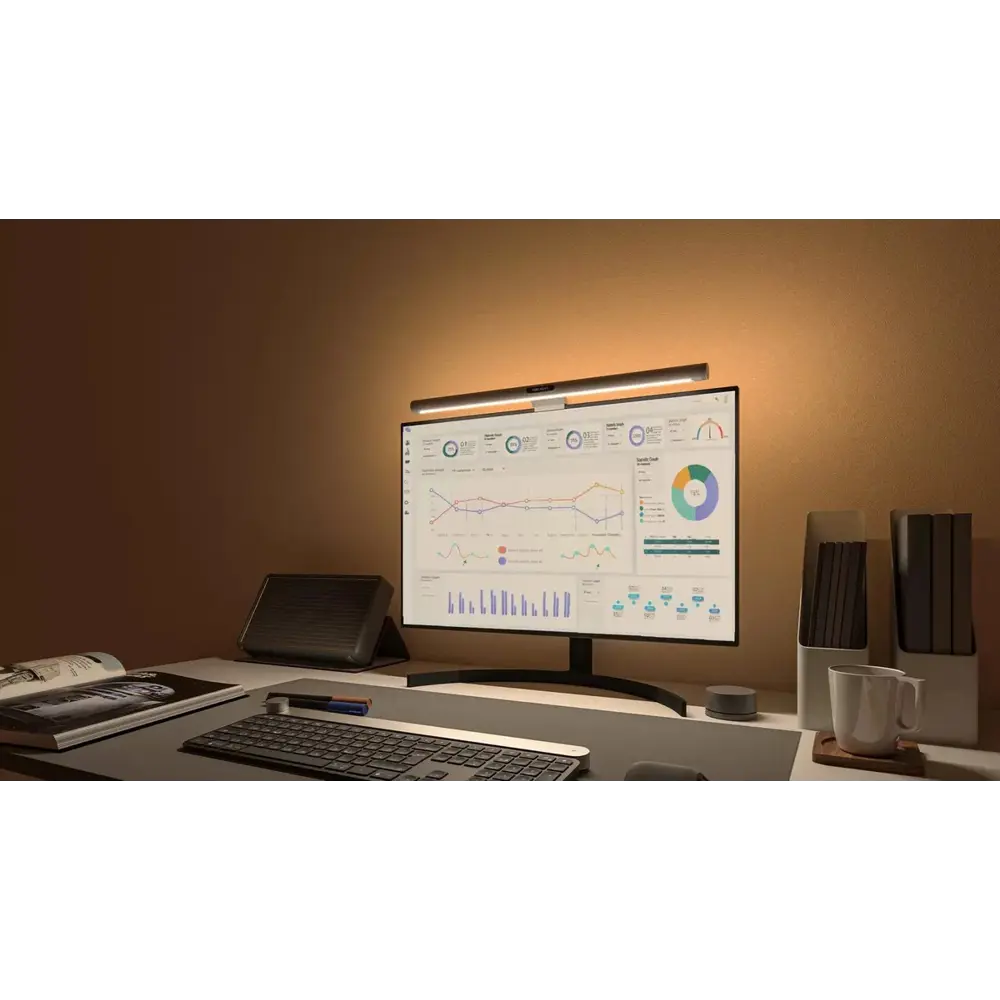 Фото 5 Лампа для монитора Xiaomi Yeelight Smart LED Screen Light Bar, цвет серый, холодный белый свет Фото 5 Лампа для монитора Xiaomi Yeelight Smart LED Screen Light Bar, цвет серый, холодный белый свет