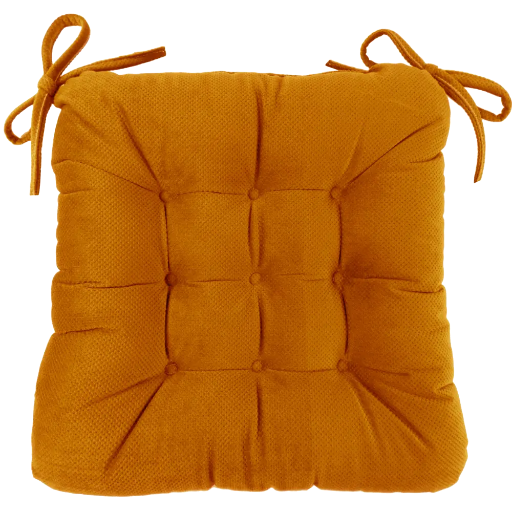 Фото Подушка для стула Linen Way Грид 40x6x36 см полиэстер бронзовый Фото Подушка для стула Linen Way Грид 40x6x36 см полиэстер бронзовый