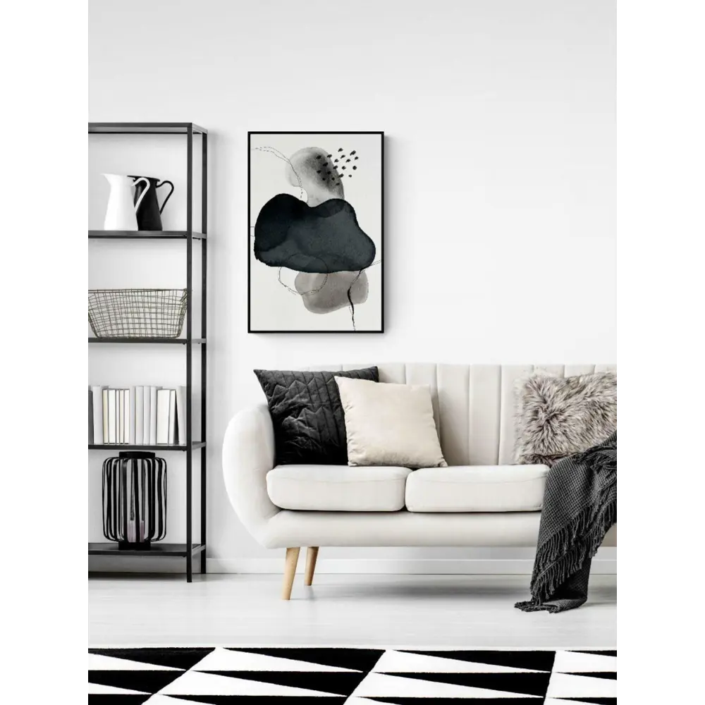 Фото 3 Постер Просто Постер Черно-белая акварель 90x120 в подарочном тубусе Фото 3 Постер Просто Постер Черно-белая акварель 90x120 в подарочном тубусе