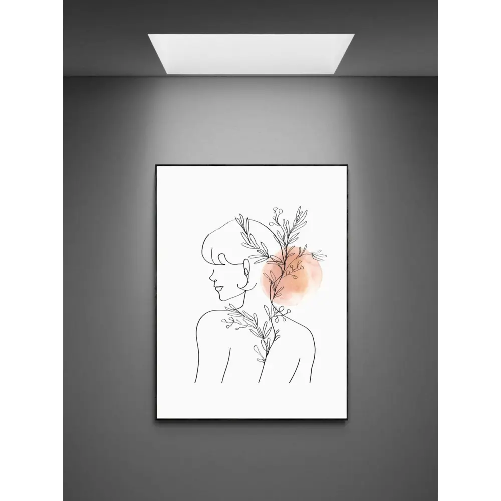 Фото 3 Постер Просто Постер Силуэт со спины 50x70 в раме Фото 3 Постер Просто Постер Силуэт со спины 50x70 в раме