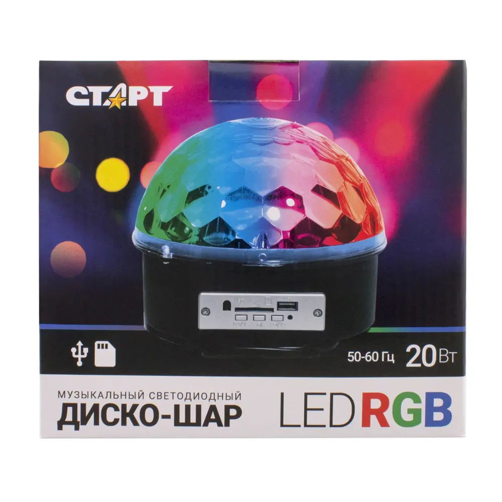 Фото 7 Настольная лампа светодиодная СТАРТ СТАРТ LED Disco RGB TL/MP3, цвет белый Фото 7 Настольная лампа светодиодная СТАРТ СТАРТ LED Disco RGB TL/MP3, цвет белый