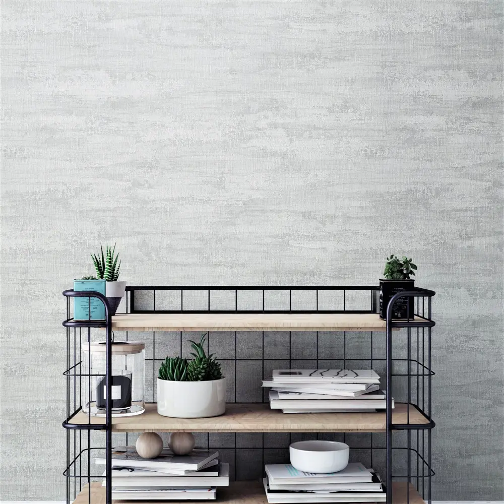 Фото 3 Обои виниловые Adawall Alfa 1.06x15.6 м цвет серый 3708-1