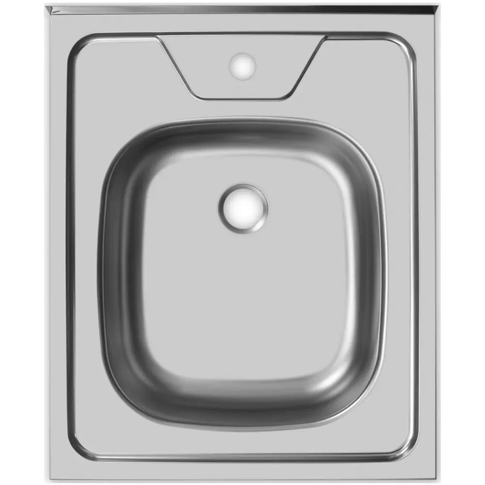 Фото Накладная мойка Frant 50x60x12 см нержавеющая сталь цвет матовая сталь Фото Накладная мойка Frant 50x60x12 см нержавеющая сталь цвет матовая сталь